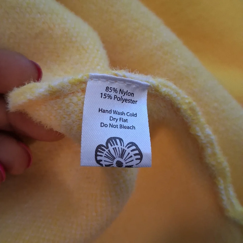 Lesley Evers Natalie Coat In Lemon Yellow Plaid Size Medium NWT - Picture 11 of 13